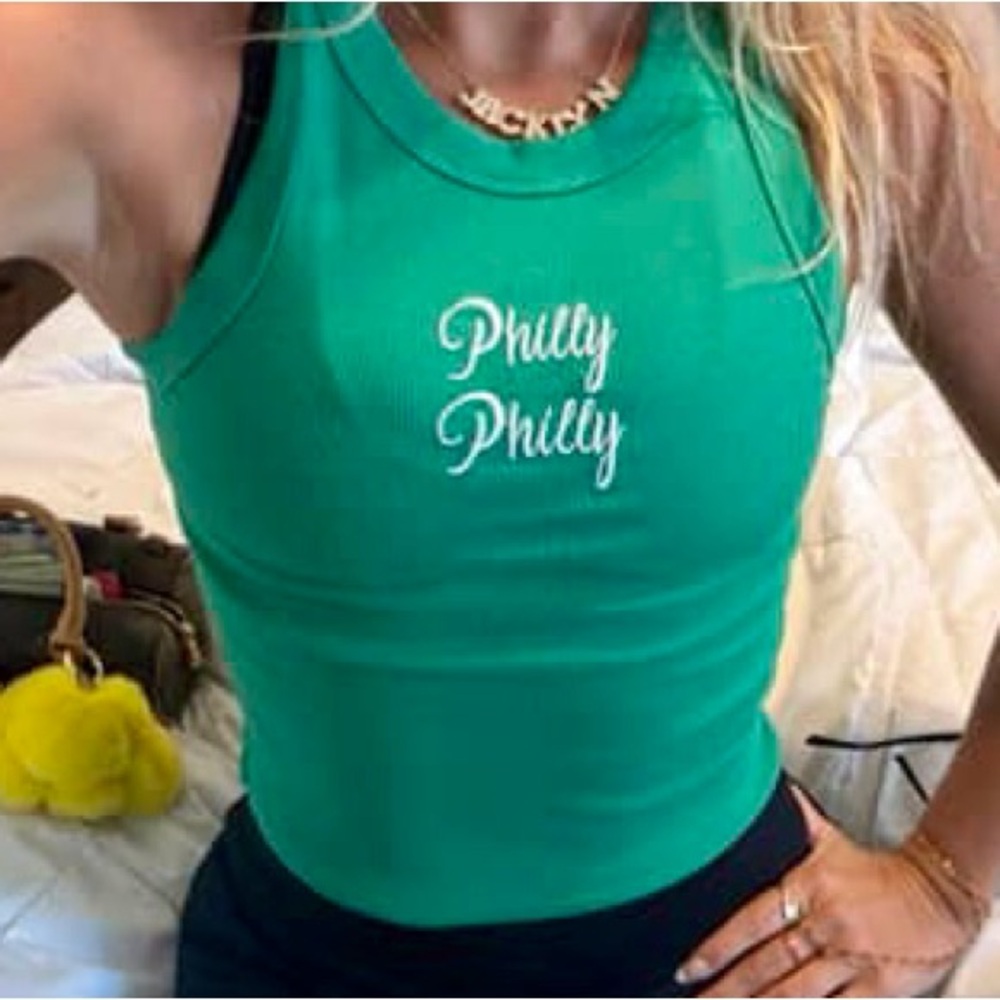 Philadelphia Eagles Green Tank Top